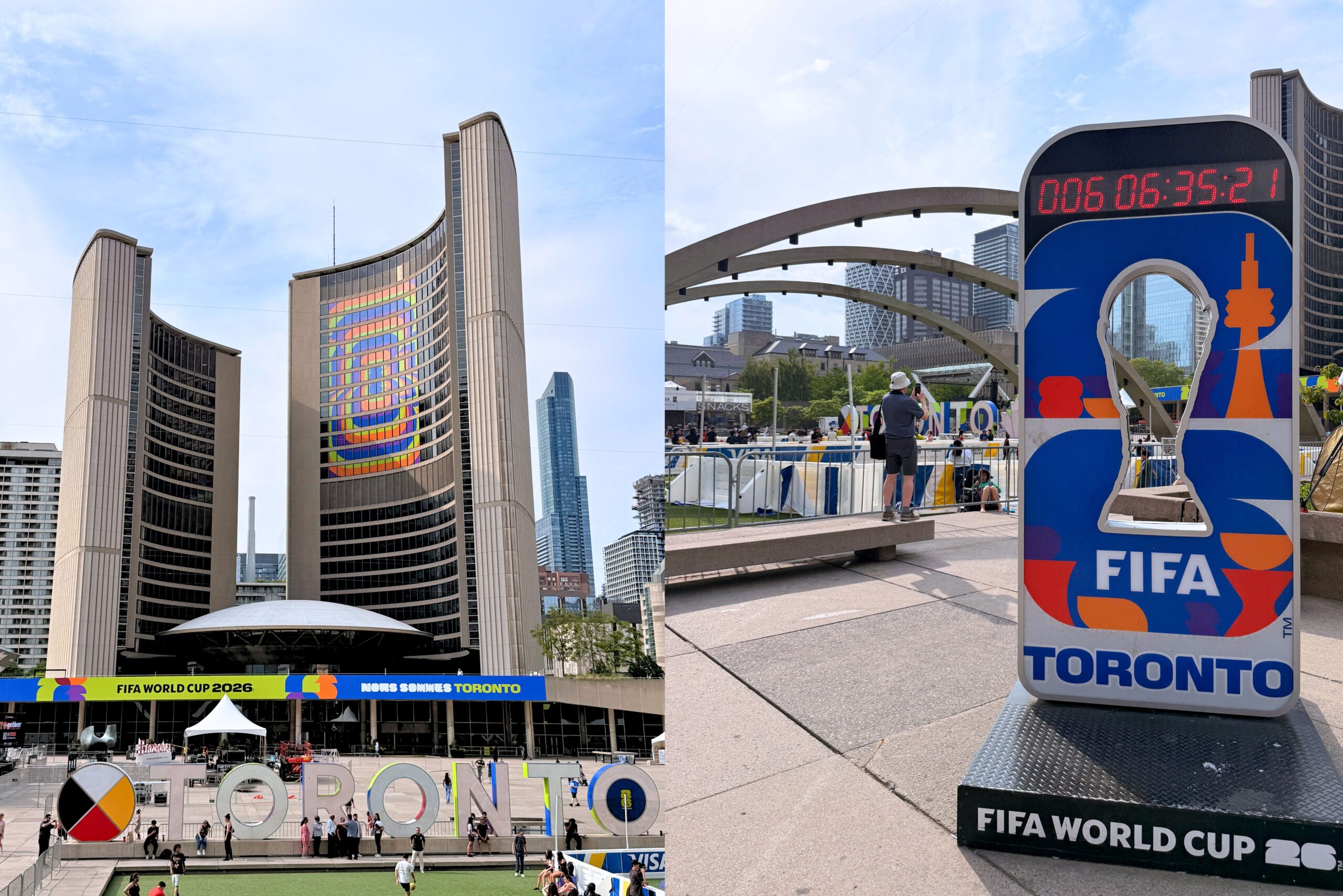 Theatrical event in downtown Toronto