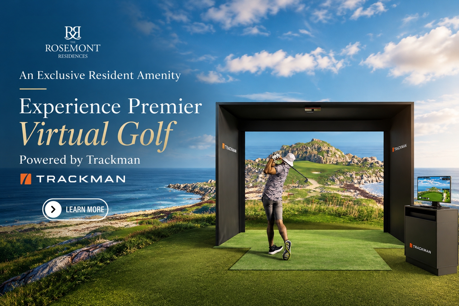 Rosemont Virtual Golf Room Banner September promotions